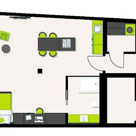 Apartamento Schlachte 22 Living